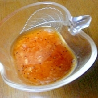 トマト塩麹でサッパリドレッシング